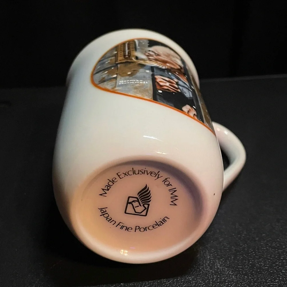 Norman Rockwell Coffee Mugs Set of 4
